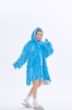 Picture of Oversized Winter Blanket Hoodie - Blue