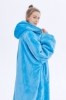 Picture of Oversized Winter Blanket Hoodie - Blue