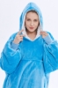 Picture of Oversized Winter Blanket Hoodie - Blue