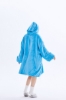 Picture of Oversized Winter Blanket Hoodie - Blue