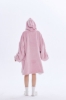Picture of Oversized Winter Blanket Hoodie - Wine Red