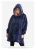 Picture of Kids Blanket Hoodie -Black