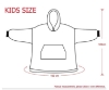 Picture of Delux Kids Blanket Hoodie - Rainbow5