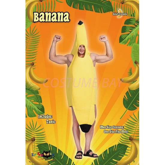 Picture of Mens  Yellow Banana Bodysuit  Fancy Costume