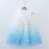 Picture of Girls Princess Frozen Elsa Cape - Blue