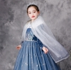 Picture of Girls Princess Frozen Elsa Cape - Blue