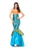 Picture of Deluxe Women Halter Neck Mermaid Dress