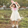 Picture of Girls Easter Bunny Rabbit Dress - White