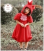 Picture of Girls Easter Bunny Rabbit Dress - Red