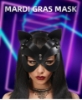 Picture of PU Mardi Gras Mask - Cat Face