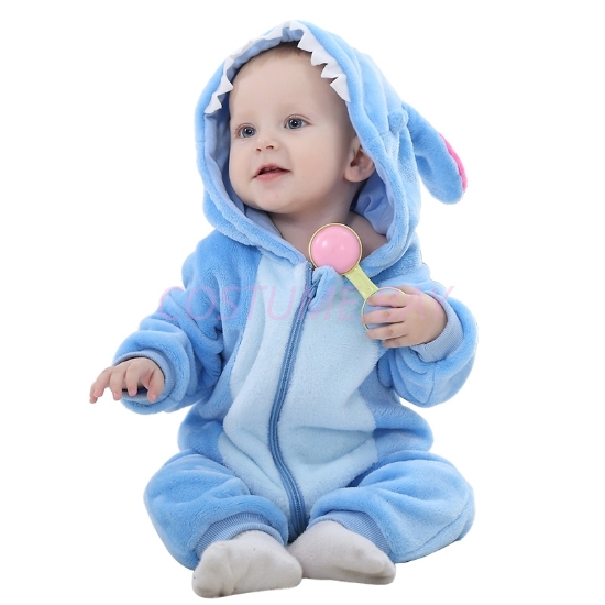 Picture of Blue Monster Baby Kigurumi Onesie Romper
