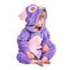 Picture of Purple Owl Baby Kigurumi Onesie Romper