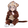 Picture of Brown Monkey Baby Kigurumi Onesie Romper