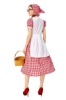 Picture of Womens Little Red Riding Hood Red and White Checked Dress