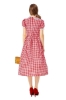 Picture of Womens Little Red Riding Hood Red and White Checked Dress