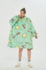 Picture of Oversized Winter Blanket Hoodie - Yellow Fruit