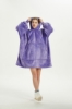 Picture of Oversized Winter Blanket Hoodie - Blue