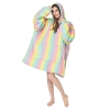 Picture of Multicoloured Winter Blanket Hoodie