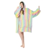 Picture of Multicoloured Winter Blanket Hoodie