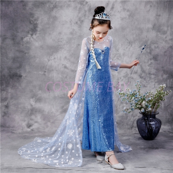 Picture of Frozen 2 Blue Elsa Dress Costume BOOK WEEK