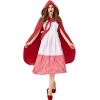 Picture of Womens Little Red Riding Hood Red and White Checked Dress