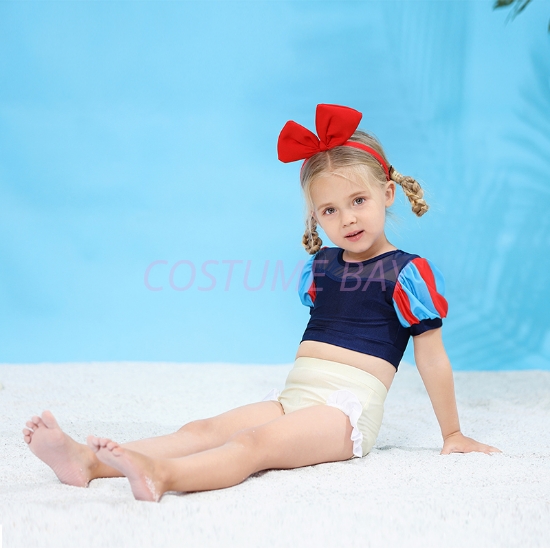 Picture of Girls Princess Swimming Suite - Snow White