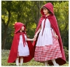 Picture of Mother and Daughter Little Red Riding Hood Dress With detached Cape