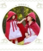 Picture of Mother and Daughter Little Red Riding Hood Dress With detached Cape