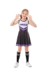 Picture of Girls Cheerleader Costume with Pom Poms - Black 