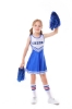 Picture of Girls Cheerleader Costume with Pom Poms - Black 