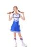 Picture of Girls Cheerleader Costume with Pom Poms - Black 