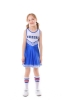 Picture of Girls Cheerleader Costume with Pom Poms - Black 