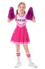 Picture of Girls Cheerleader Costume with Pom Poms - Black 