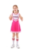 Picture of Girls Cheerleader Costume with Pom Poms - Black 