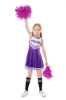 Picture of Girls Cheerleader Costume with Pom Poms - Black 