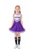 Picture of Girls Cheerleader Costume with Pom Poms - Black 