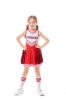 Picture of Girls Cheerleader Costume with Pom Poms - Black 