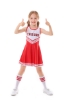 Picture of Girls Cheerleader Costume with Pom Poms - Black 