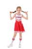 Picture of Girls Cheerleader Costume with Pom Poms - Black 