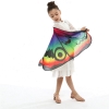 Picture of Kids Girls Butterfly Cape Wings - Blue Green Moth