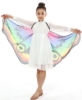 Picture of Kids Girls Butterfly Cape Wings - Blue Green Moth