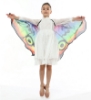 Picture of Kids Girls Butterfly Cape Wings - Blue Green Moth