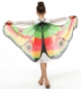 Picture of Kids Girls Butterfly Cape Wings - Blue Green Moth