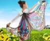 Picture of Kids Girls Butterfly Cape Wings - Blue Green Moth