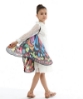 Picture of Kids Girls Butterfly Cape Wings - Blue Green Moth