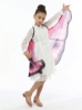 Picture of Kids Girls Butterfly Cape Wings - Blue Green Moth