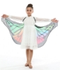 Picture of Kids Girls Butterfly Cape Wings - Blue Green Moth