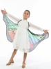 Picture of Kids Girls Butterfly Cape Wings - Blue Green Moth