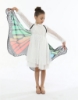 Picture of Kids Girls Butterfly Cape Wings - Blue Green Moth