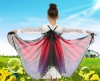 Picture of Kids Girls Butterfly Cape Wings - Blue Green Moth